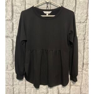 Jillian N Petite Size Small Black Top